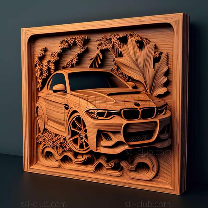 3D модель BMW M3 G80 (STL)